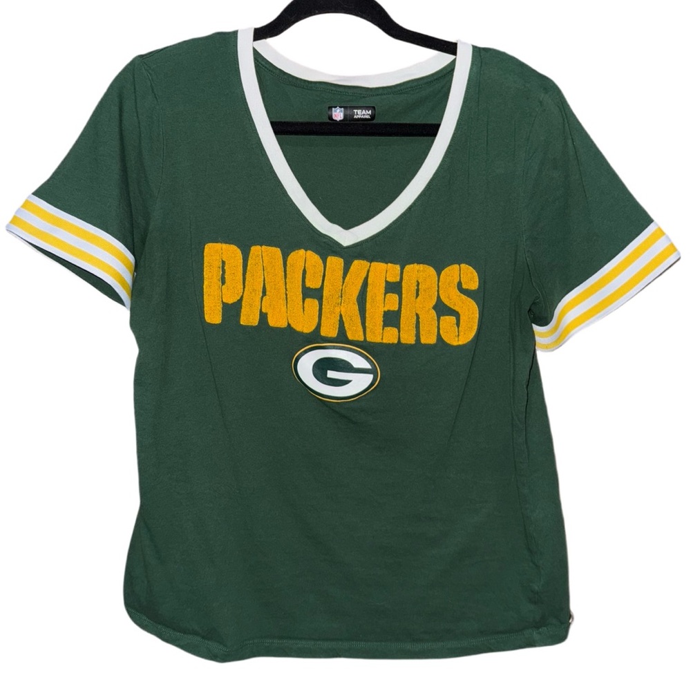 NFL Team Apparel Green Bay Packers Cotton Shirt Sz XLarge